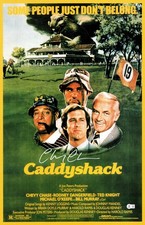 Chevy Chase Signed 40x27 Caddyshack Movie Poster Beckett Wit Chevy Chase Signed 40x27 Caddyshack Movie Poster Beckett Wit