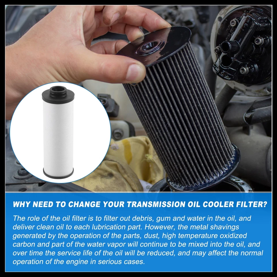 Filtro enfriador de aceite de transmisión automática filtro apto para Audi S4 Foto 3 de 4