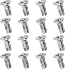 16pcs Car Brake Disc Rotor Screws, Stainless Steel Retaining Screws for Front an