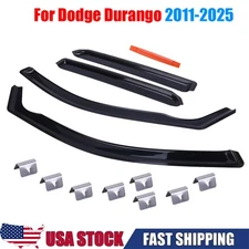 4PCS For Dodge Durango 2011-2025 Rain Guards Window Visors Deflector Trims