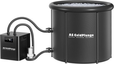 1/3HP Ice Bath Chiller & Cold Plunge Tub Kit XL 100 Gal Ice Pod W/Pump & Filter