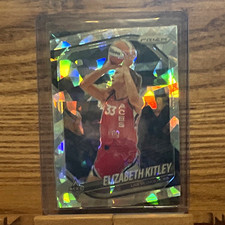 Panini 2025 Prizm Cracked Ice WNBA Elizabeth Kitley Las Vegas Aces #41 Card