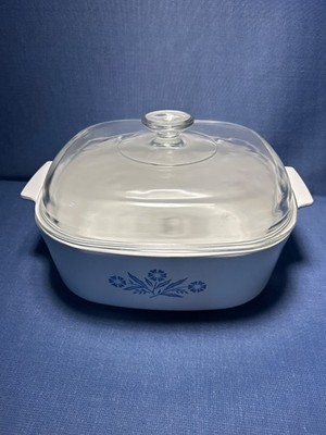 Corning Ware 4 Quart Casserole A-84-B 10  Square With Glass Lid  A-12-C