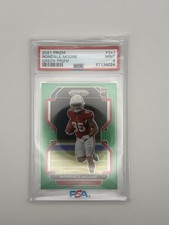 2021 Panini Prizm - Rookie Rondale Moore #347 Green Prizm (RC)