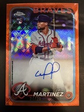 2024 Topps Chrome Logofractor JP Martinez Auto Orange /25 #RCA-JM