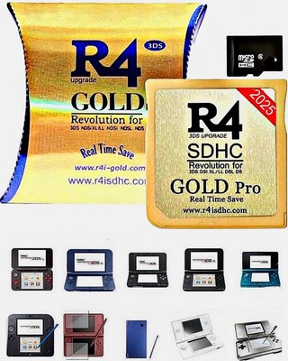 R4i Gold 3ds Flashcart Amazon R4 SDHC Gold Pro USB Adapter KIT