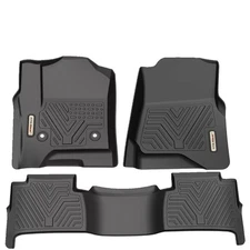 Floor Mats Liner Set For 2015-20 GMC Yukon/Chevy Tahoe TPE Rubber All Weather