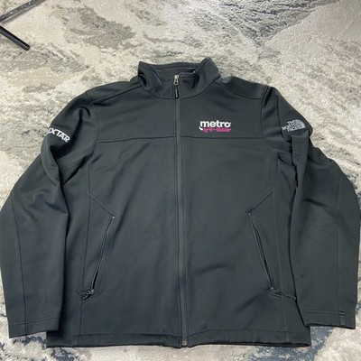 ⭐︎⭐︎⭐︎ The North Face Softshell Jacket Mens L Black Metro by T-Mobile and