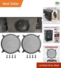 10 Inches Speaker Grill Cover: Plastic Honeycomb Hole Subwoofer Grill Cover P...