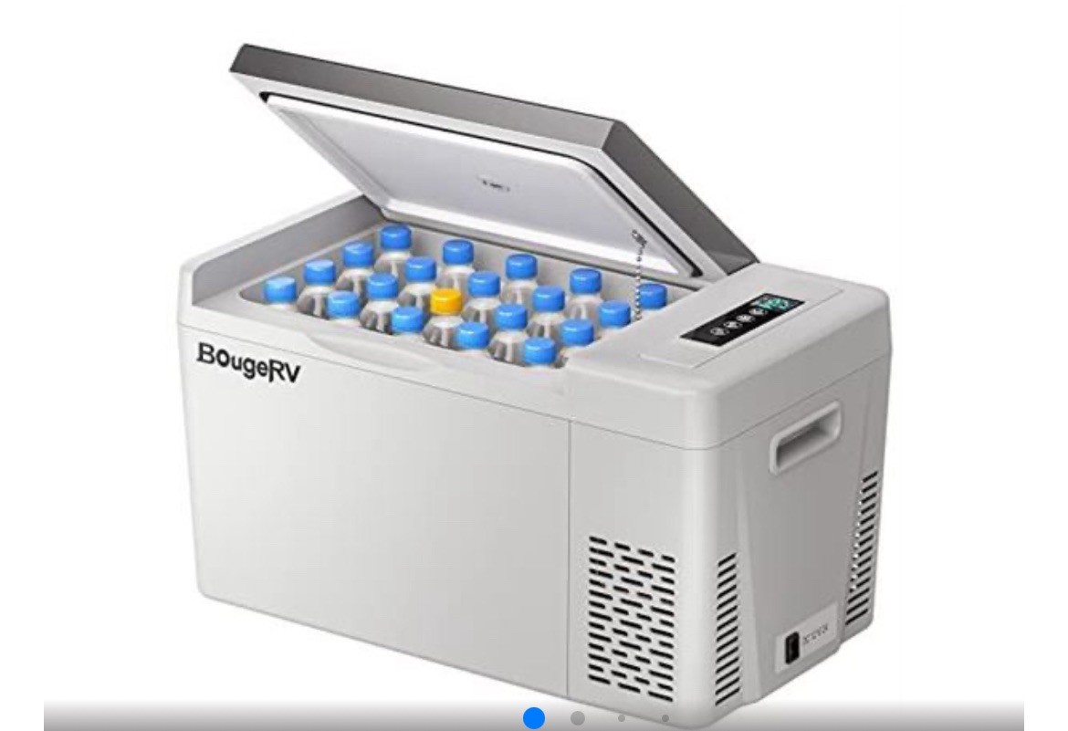 12V Portable Refrigerator - 23 Quart Car Fridge with Fast Cooling & Energy Ef...