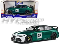 SOLIDO 1:18 2021 ALFA ROMEO GIULIA GTA M NURBURGRING DIE-CAST GREEN S1806902