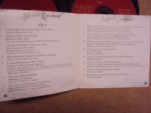 MUSICAL ENCOUNTERS - David C. Nichols 4 CD Box Set Sony Prentice Hall w Catalog - Picture 4 of 4
