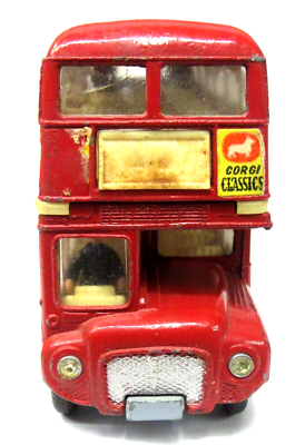 rare Corgi Routemaster DOUBLE DECKER BUS Red Rose Tea 1/43 diecast