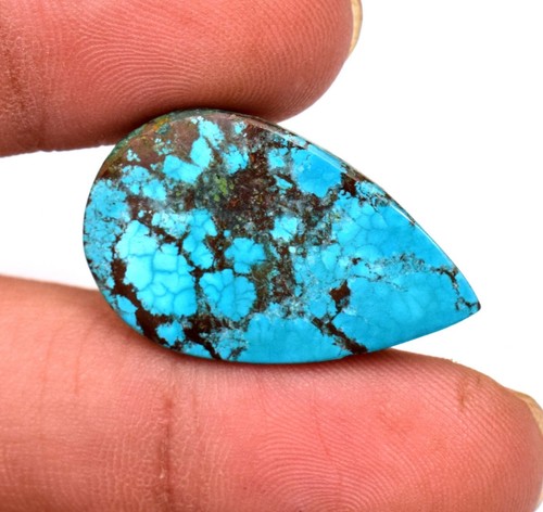 Natural Blue Bisbee Turquoise Cabochon 15.45 Ct Loose Gemstone - Picture 4 of 5