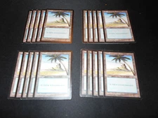 20 Basic Land - SAME ART - Island - Mirage - MP-NM Condition - Magic MTG FTG