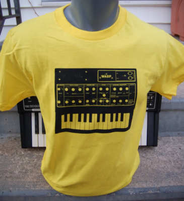 EDP WASP - T SHIRT - deluxe spider Analog Synthesizer Vintage Classic RARE