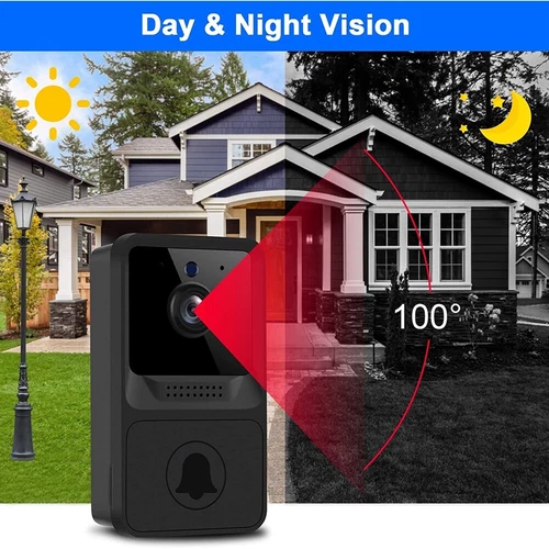Smart Wireless WiFi Doorbell Intercom Video Camera Door Ring Bell Chime Security - Picture 11 of 18