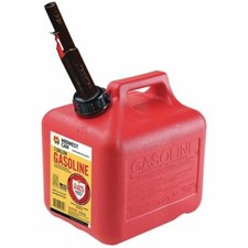  1 -Midwest Can 2 Gal. Plastic Auto Shut-Off Gasoline Fuel Can, Red. Model: 2310