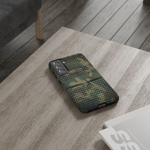 Tough Cases For iPhone, Samsung Galaxy, Google Pixel, 3D Military Green Camo - Picture 211 of 219