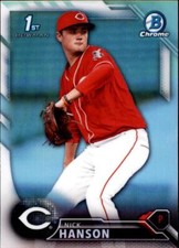 2016 Bowman Chrome Draft Refractors #BDC54 Nick Hanson Card