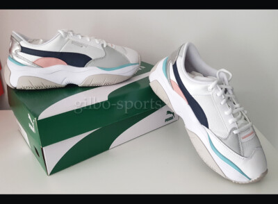 Puma Storm .Y Wn´s Peacoat White Pink Blue Größe 37 37,5 weiß 371412 02