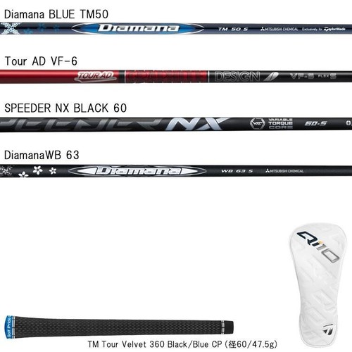 TaylorMade Golf Club Driver Qi10 Loft 10.5° Diamana Blue TM50 Graphite R-Flex - Picture 12 of 12