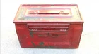Old US Military WW2 era EMPTY Metal Cal .50 Machine Gun Ammunition Box - Used -