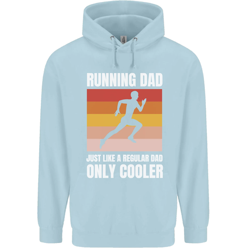 Running Dad Cross Country Marathon Runner Childrens Kids Hoodie - Picture 52 of 69