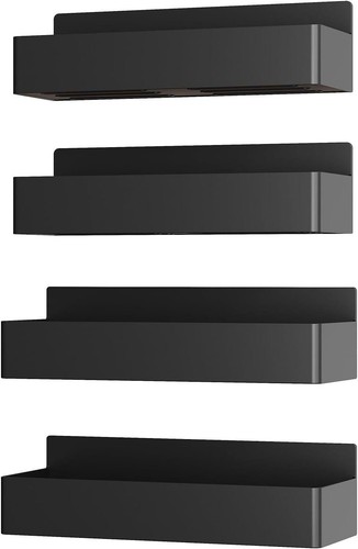 4 Pack Magnetic Spice Bottle Rack Organizer Storage Shelf for Refrigerator Oven - Picture 5 of 24