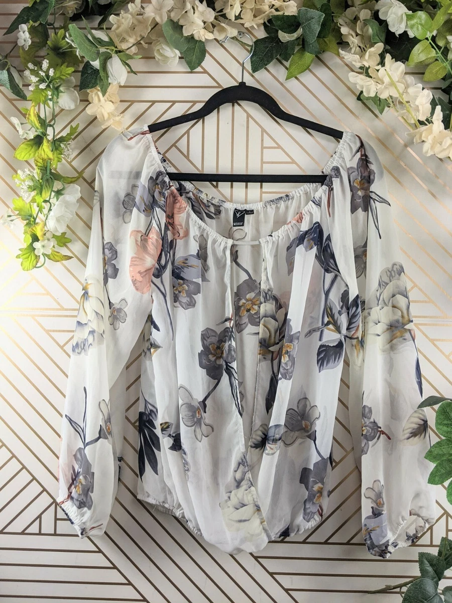 Long sleeve cheap flowy top