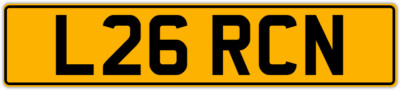   LAUREN   LAURENS LAURYN LOREN LOR PRIVATE REGISTRATION NUMBER PLATE L26 RCN