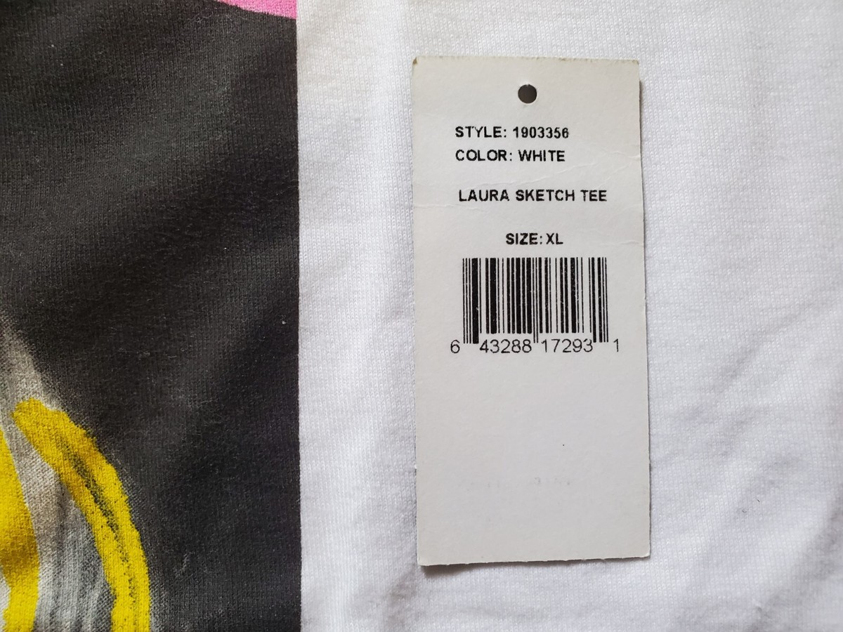 Stussy - Laura Sketch T-shirt (Men's XL, White) Nwot | eBay Stussy - Laura Sketch T-shirt (Men's XL, White) Nwot | eBay