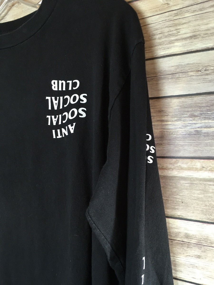 即納★ANTI SOCIAL SOCIAL CLUB ENOUGH OF YOU LONG SLEEVE TEE Anti Social Social Club Cancelled Remix Long Sleeve Tee