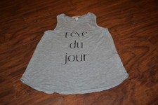 F8- GB Girls "reve du jour" Sleeveless Rayon Blend Top Size 6