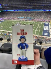NEW YORK GIANTS Tom Coughlin BOBBLEHEAD 100th Season  SGA Oct 13th, 2024 (PRE)