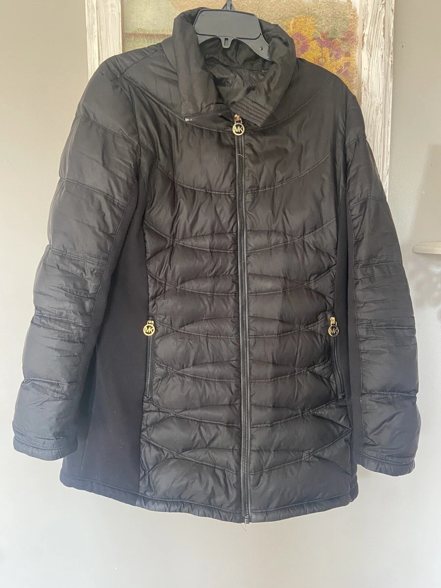 Michael kors parka 2025 womens gold
