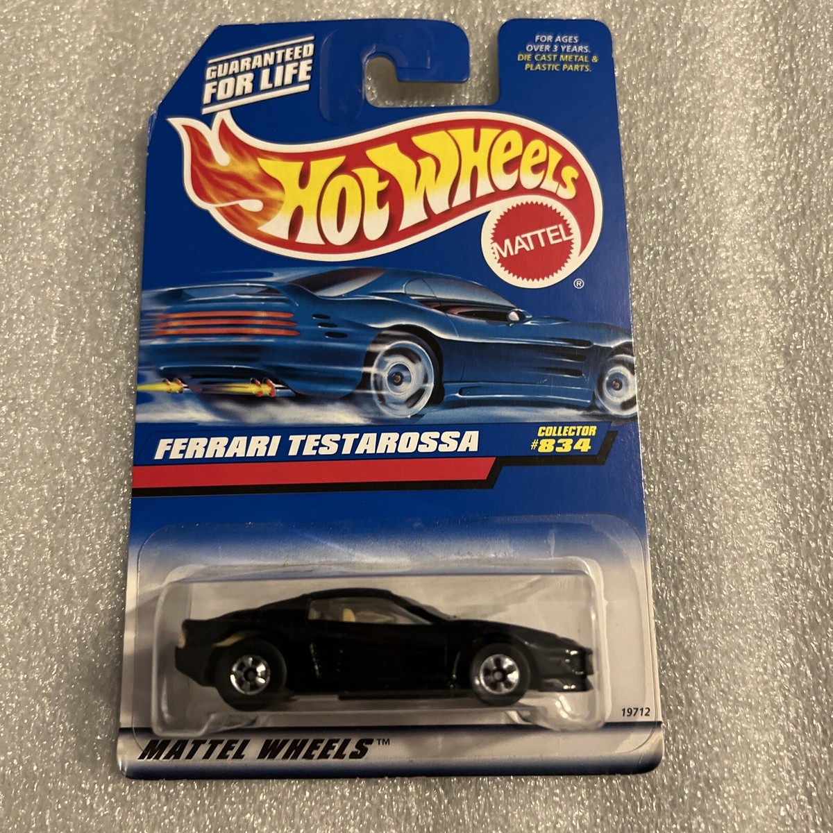Hot Wheels Collector Series #834 Ferrari Testarossa Black 1997 New