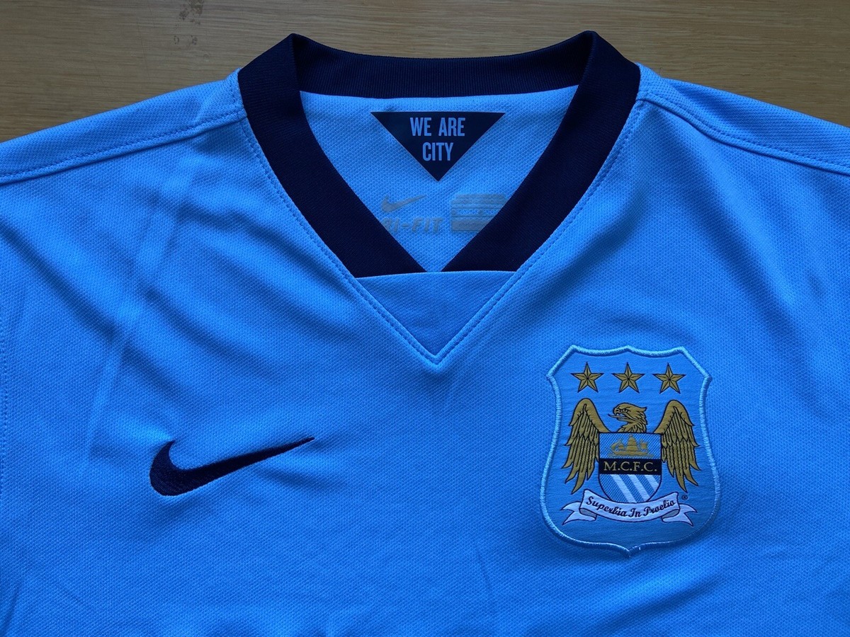 MANCHESTER CITY 2014 2015 HOME FOOTBALL SHIRT SOCCER JERSEY NIKE