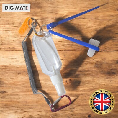 Dig Mate Finds Zubehör Reinigungsset (Schlammlerchen + Metalldetektor)
