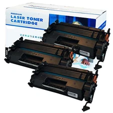 3pk Compatible  CF226A 26A Toner for the HP LaserJet Pro M402 M402dn M426 M426dw