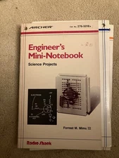 Vintage Radio Shack Engineer's Mini-Notebook SCIENCE PROJECTS 276-5018 A