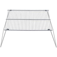 Fox Outdoor Grillrost Stahl Klappbar Camping Grill Gitter Aufstellbar Trekking