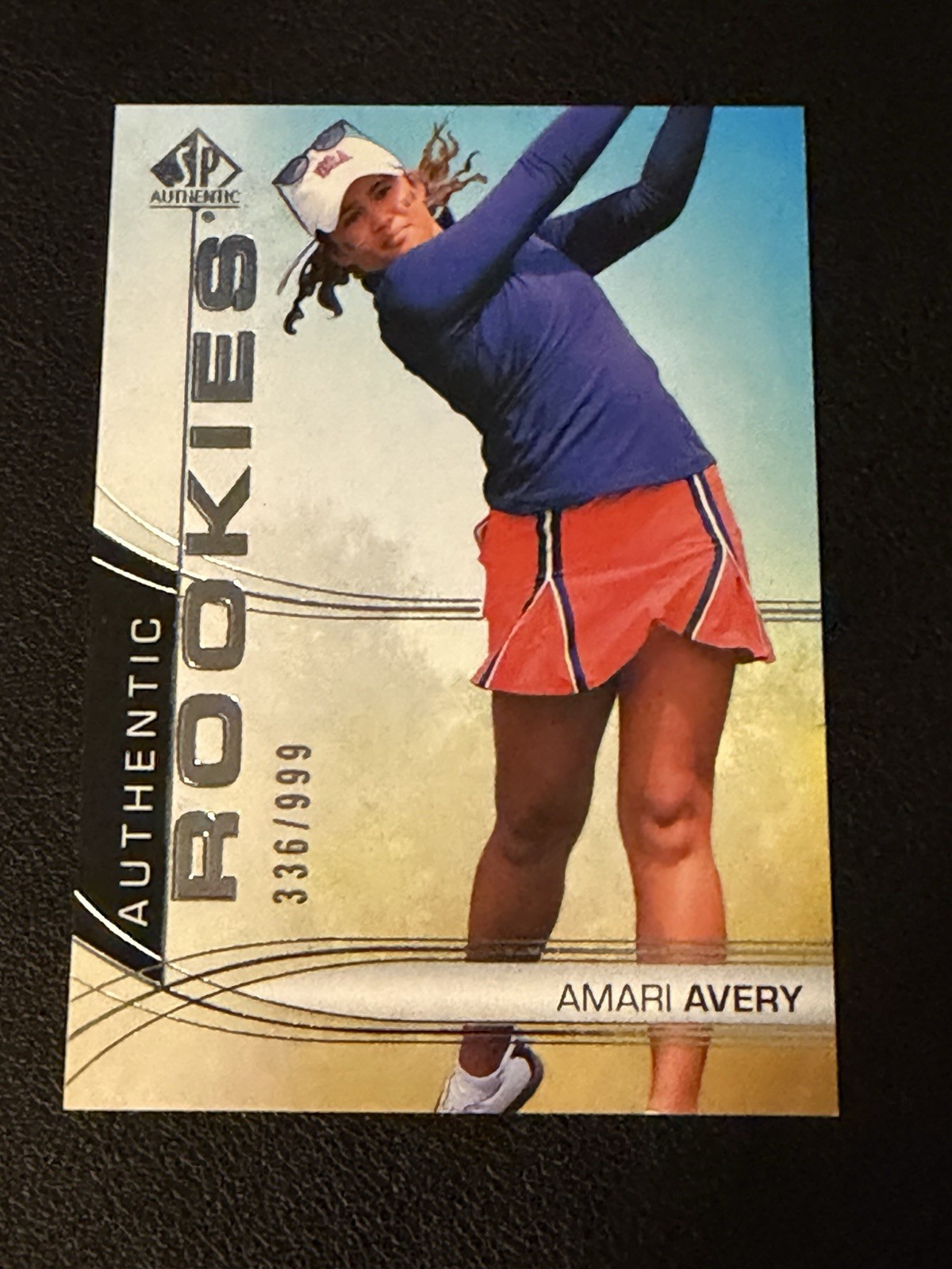 2024 Upper Deck Portfolio Amari Avery SP Authentic Rookies /999 #ARS-AA RC