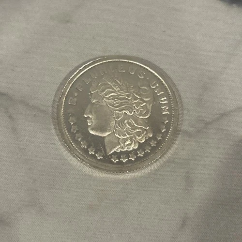 1 Troy Ounce .999  Fine Silver Liberty Trade Unit 31.1 g. Round 1 oz -Lot#912