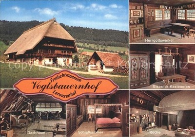 Gutachtal open-air museum Vogtsbauernhof attic Herrgottswinkel iron caste