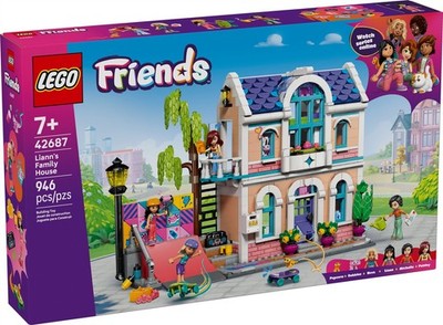LEGO  Friends 42687 Lianns Familienhaus Spielset 