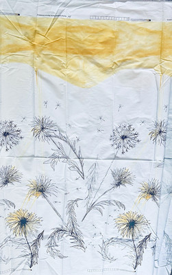 Painting Dandelions Panel by Stephanie Brandenburg of Frond Shop 60''x36