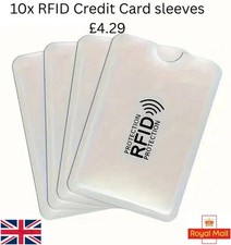 10pcs RFID Blocking ID Card Holder and Bank Card Case - Anti Theft - Protector