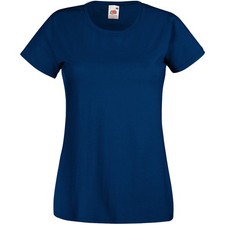 Image of Womens/Ladies Value Fitted Short Sleeve Casual T-Shirt BC3901