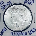 1923 S SILVER PEACE DOLLAR AUTHENTIC HI GRADE U.S. MINT COIN FREE SHIPPING 5023